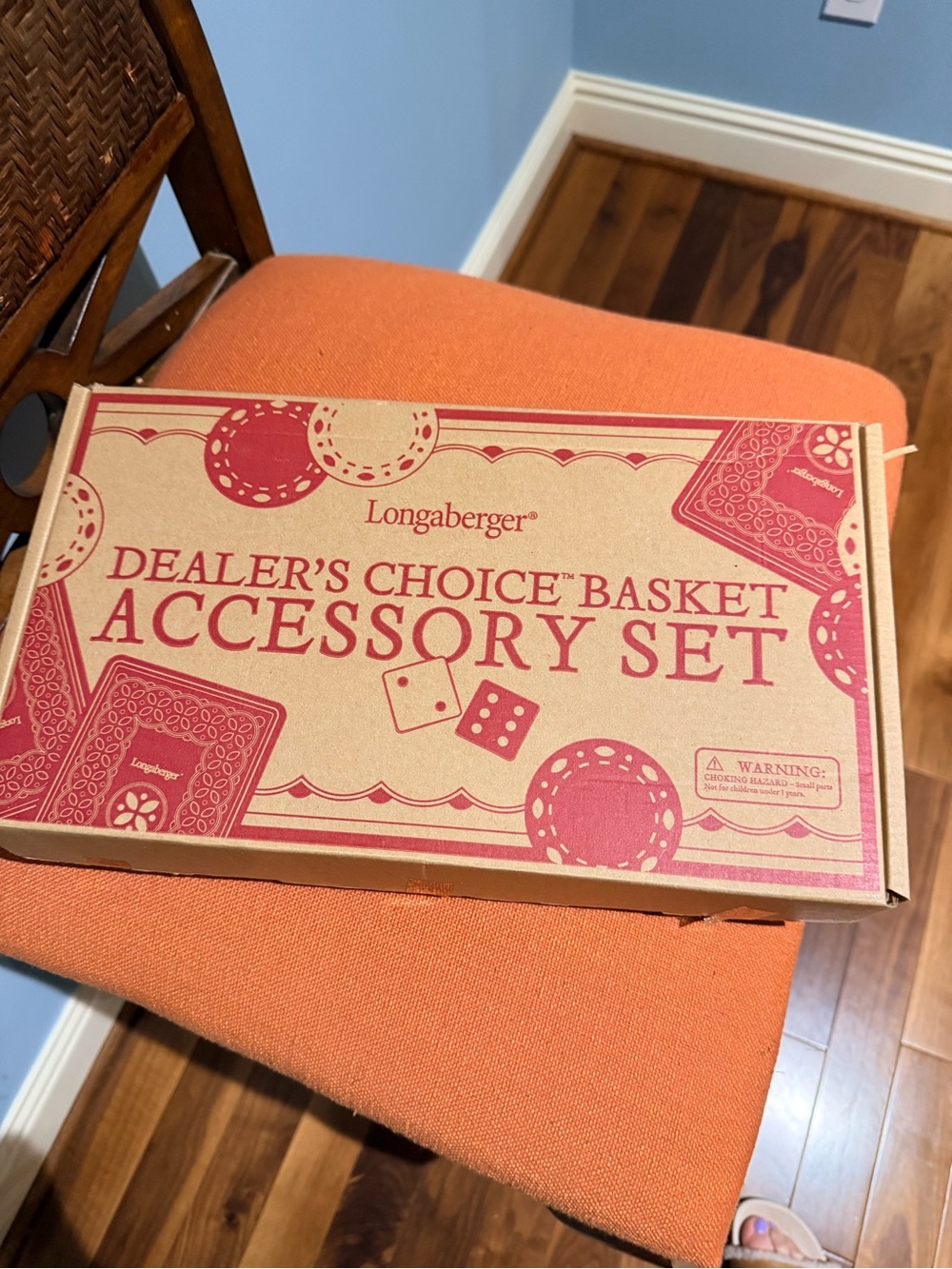 Longaberger Dealers Choice Basket Accessory Set. NWT Box